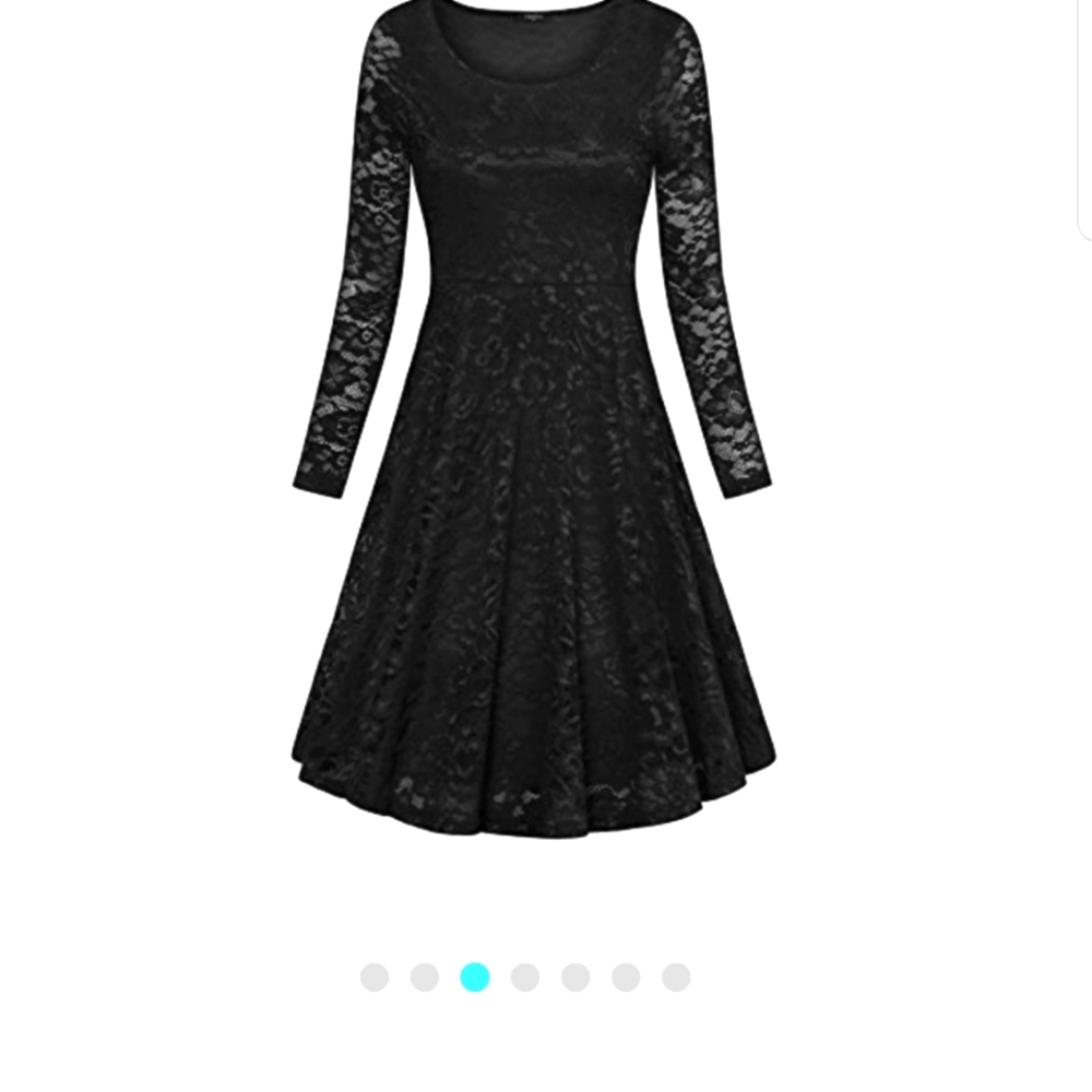 Stunning Valolia XL Black Lace Dress. Pix don't do it justice. Perfect Condition